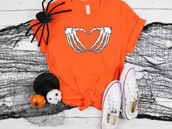 Halloween Skeleton Hands T-Shirt