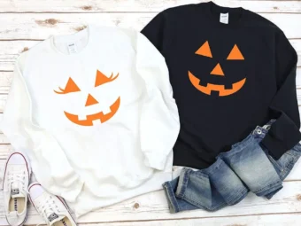 Halloween Pumpkin Face T-Shirt