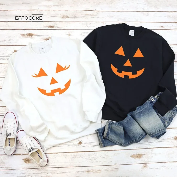 Halloween Pumpkin Face T-Shirt