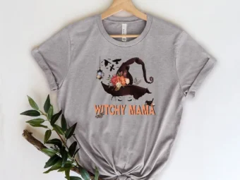 Witchy Mama Halloween T-shirt