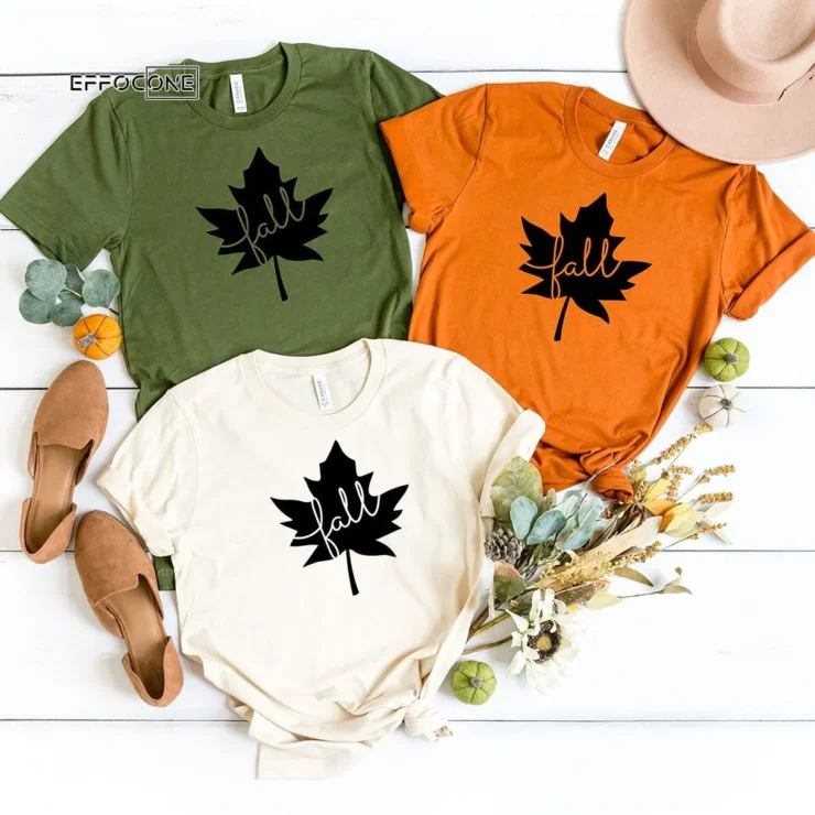 Fall Leaf Thankgiving T-Shirt