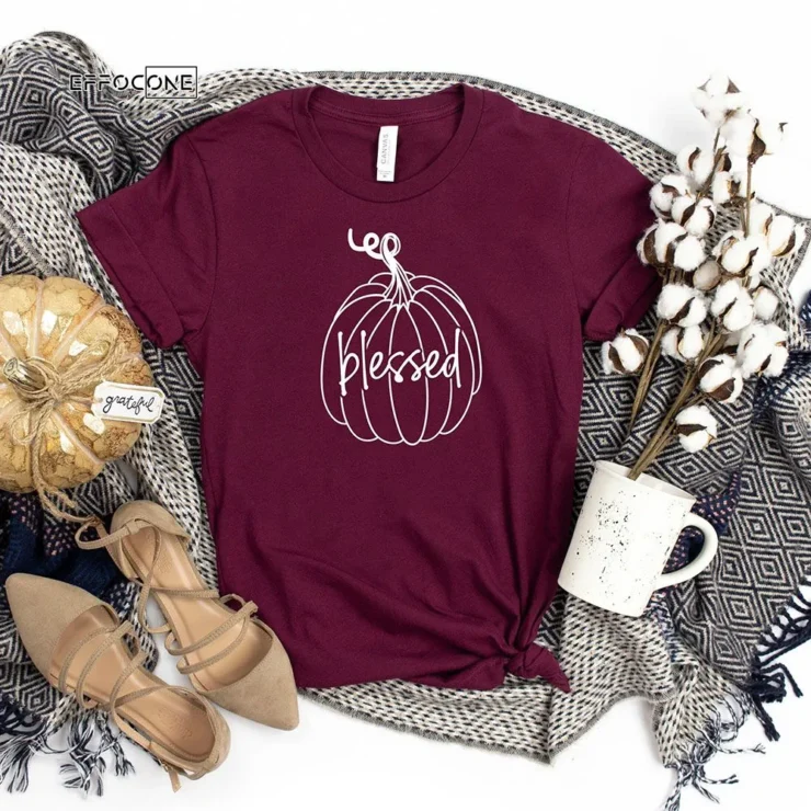 Blessed Pumpkin Thanksgiving T-Shirt