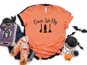 Come We Fly Sanderson Sisters Hocus Pocus T-Shirt