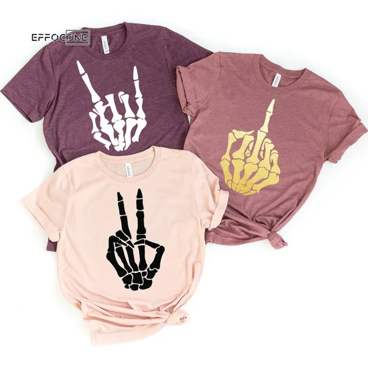 Skeleton Hand Rock T-Shirt