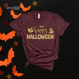 Happy Halloween Ghost Pumpkin T-Shirt