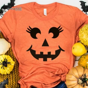 Pumpkin Face Halloween T-Shirt