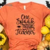 One Spook Tacular Teacher Halloween T-Shirt