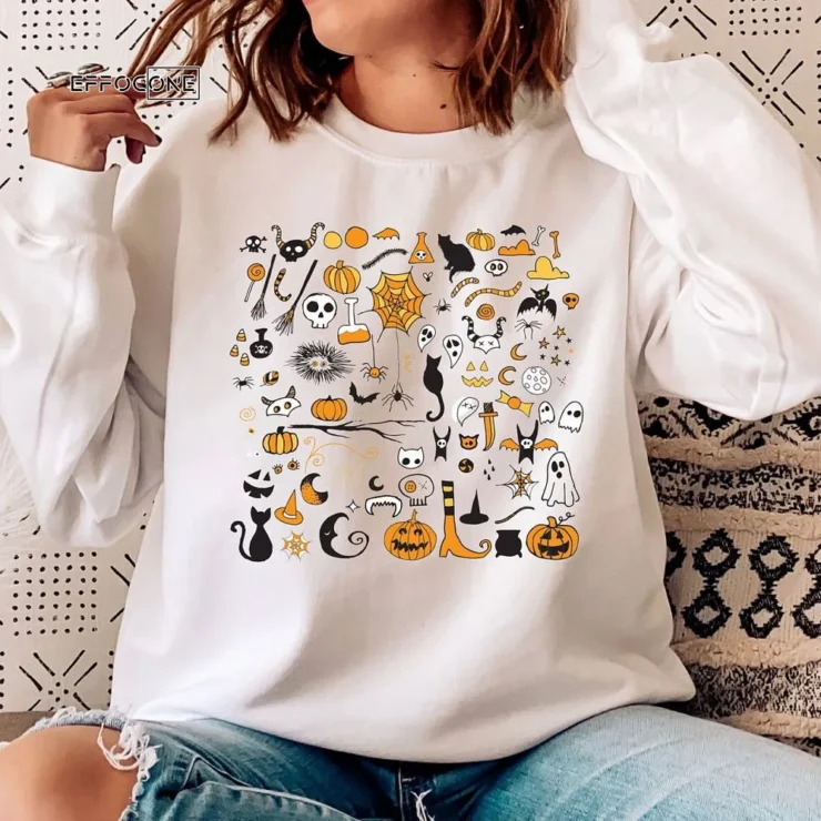 Halloween Little Things Doodles T-shirt