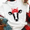 Christmas Cow Animal T-Shirt