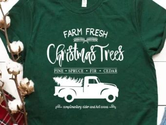 Farm Fresh Trees Christmas T-Shirt
