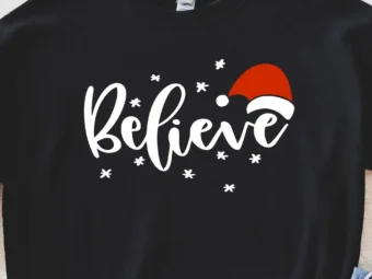 Believe Christmas Santa T-Shirt
