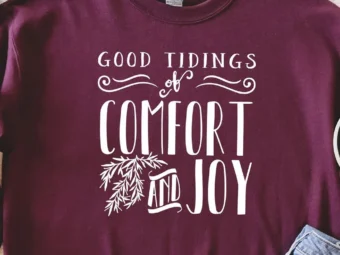 Good Tidings Of Comfort And Joy Christmas T-shirt