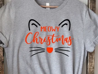 Meowy Christmas T-Shirt