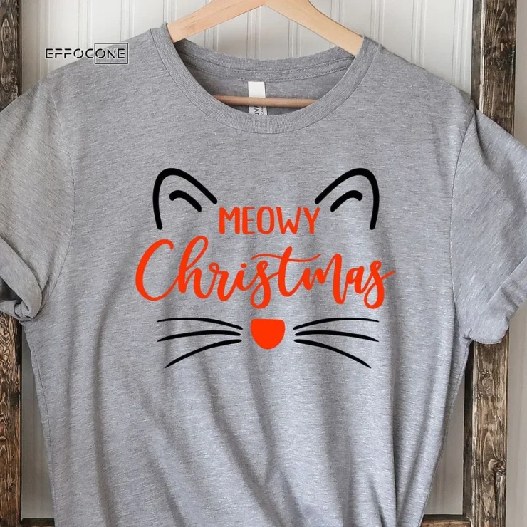 Meowy Christmas T-Shirt