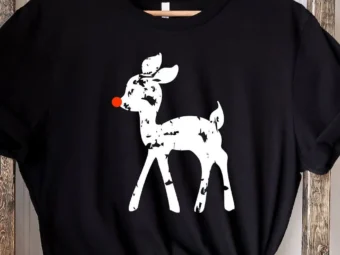 Christmas Reindeer Cute Deer T-Shirt