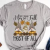 I Love Fall Most Of All Gnome T-Shirt