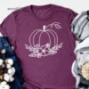 Floral Pumpkin Fall T-Shirt