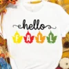 Happy Fall Multicolored Leaves T-Shirt