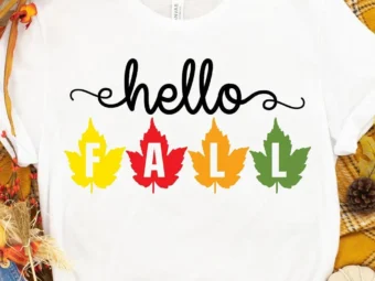 Happy Fall Multicolored Leaves T-Shirt