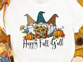 Happy Fall Yall Gnome T-Shirt