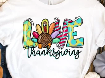 Love Thanksgiving Fall Pumpkin T-Shirt