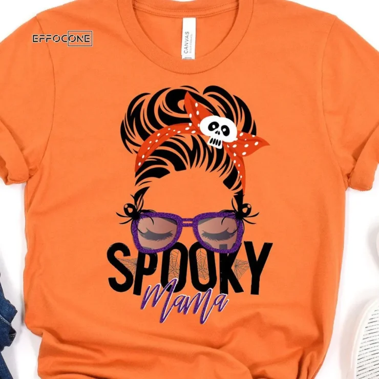 Spooky Mama Halloween T-Shirt