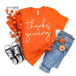 Thanksgiving Thankful Fall T-Shirt