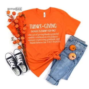 Thankful Grateful Blessed Thanksgiving Noun Buffalo T-Shirt