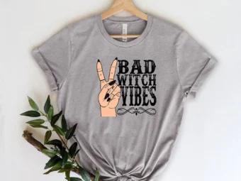 Bad Witch Vibes Halloween T-Shirt