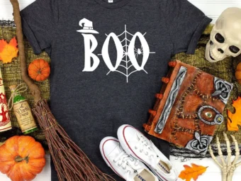 Boo Hat Halloween Party T-Shirt