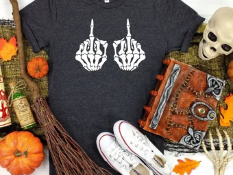 Halloween Skeleton Hands T-Shirt