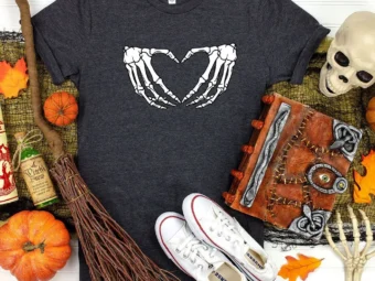 Halloween Skeleton Hands T-Shirt