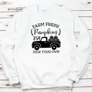 Farm Fresh Pumpkins Thankgiving T-Shirt