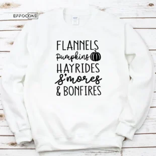 Flannels Pumpkins Thankgiving T-Shirt