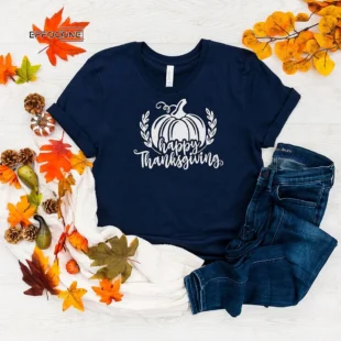 Happy Thanksgiving Pumpkin T-Shirt