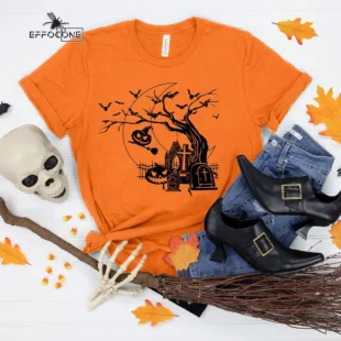 Halloween Pumpkin Tree T-Shirt