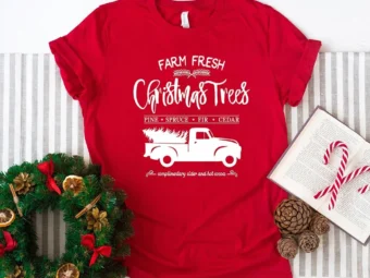 Farm Fresh Trees Christmas T-Shirt