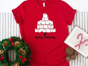 Quarantine Christmas Toilet Paper T-Shirt
