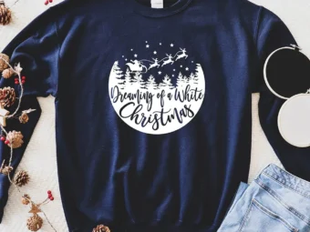Dreaming Of A White Christmas T-Shirt