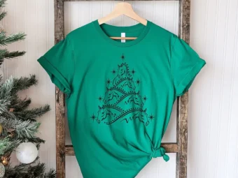 Horse Christmas Tree T-Shirt