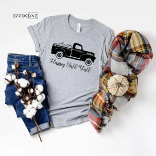 Happy Fall Y'all Truck Pumpkin T-shirt