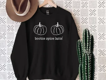 Boobie Spice Latte Fall Mama T-shirt