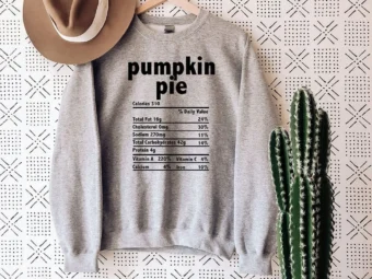 Thanksgiving Food Pumpkin Pie T-shirt