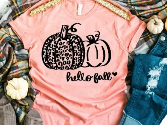 Hello Fall Pumpkin T-shirt