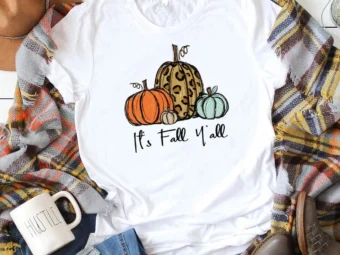 It's Fall Y'all Pumpkin T-Shirt