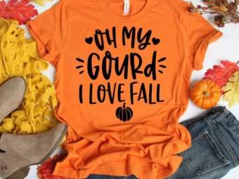 Oh My Gourd I Love Fall T-Shirt
