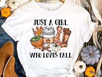 Just A Girl Who Loves Fall T-Shirt