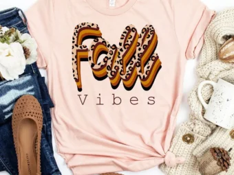 Fall Vibes Leopard T-Shirt