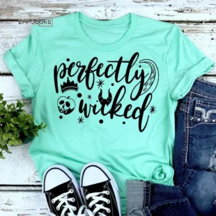 Perfectly Wicked Happy Halloween T-Shirt