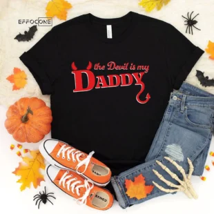 The Devil Is My Daddy Halloween T-shirt